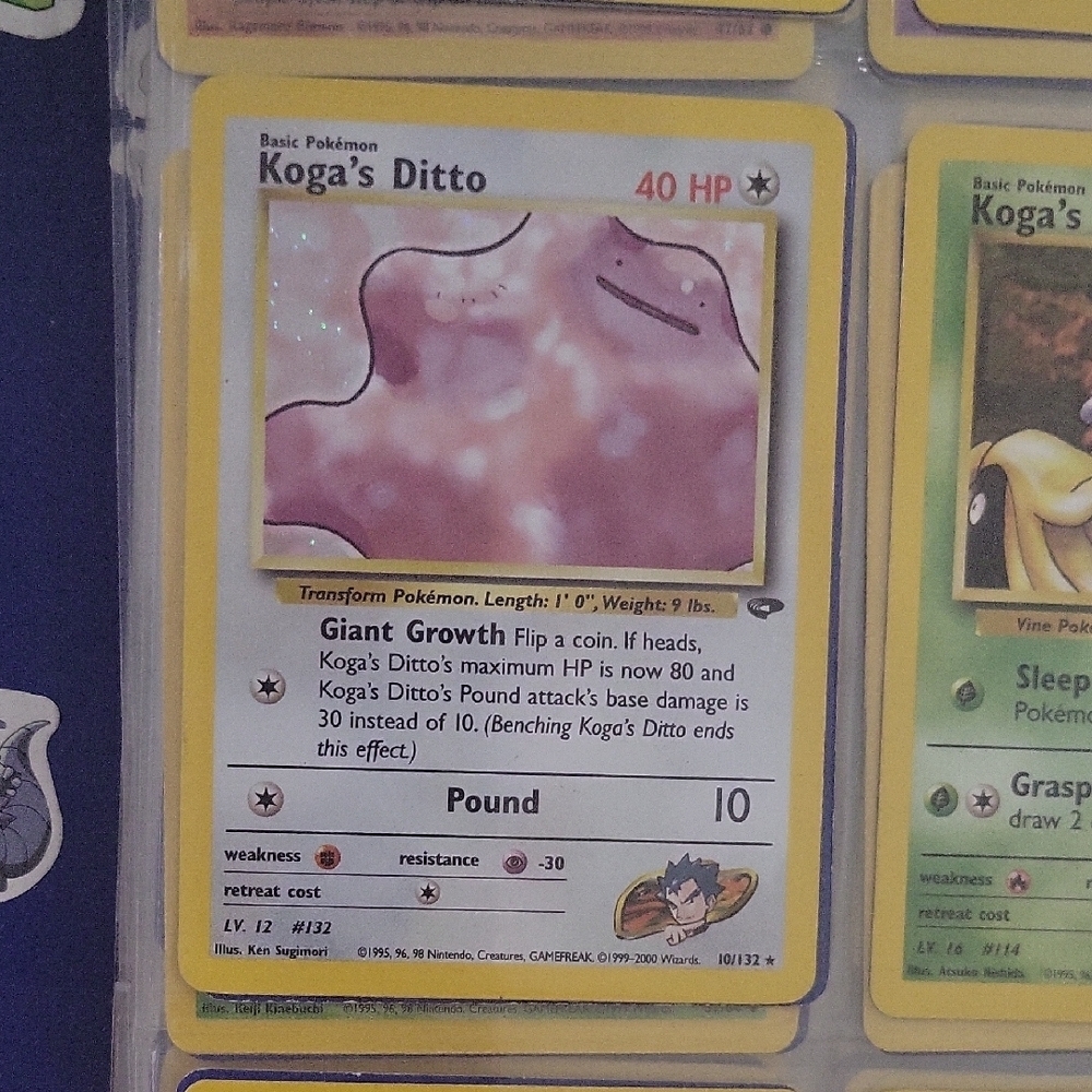 Pokemon Card Koga's Ditto